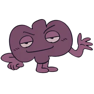 😌 ce9c3b25 Four Battle for Dream Island Desenho animado, Personagem, Roxo, BFDI, Battle for Dream Island telegram sticker