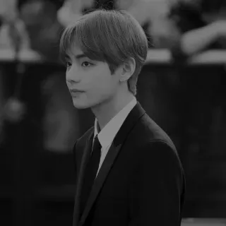 ⚜ 4800a22c portret, mężczyzna, czarno-białe, osoba, krawat, garnitur telegram sticker