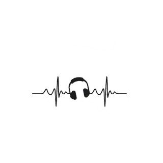 🎧 cb728909 headphones, music, sound, heartbeat, rhythm, audio whatsapp sticker