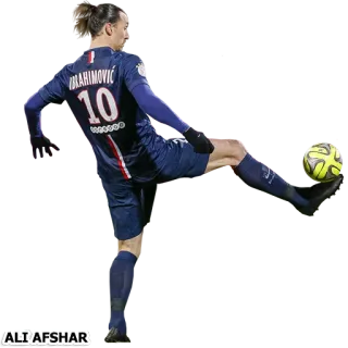 ⚽ a881a45e Zlatan Ibrahimović IBRAHIMOVIC football, football, athlète, Ibrahimovic, sport, joueur telegram sticker