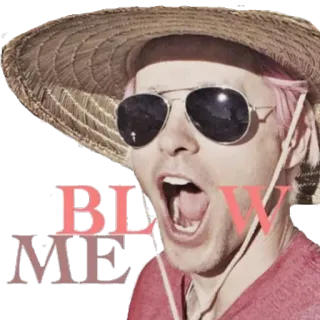 😍 616552a1 BLOW ME ofensivo, grosería, palabrota, insultante telegram sticker