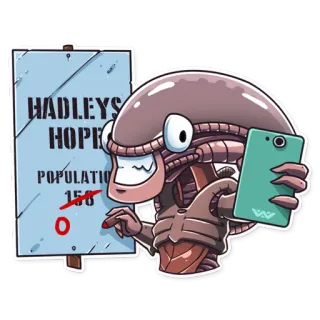 Al the Alien telegram stickers