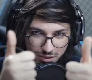 👍 ebeeb838 homme, lunettes, pouce levé, portrait whatsapp sticker