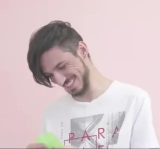 😂 fe584f8f PARADISE paradis, t-shirt, homme, souriant whatsapp sticker