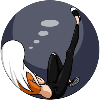 🤩 f9c0c318 人物, 女性, 插画, 动漫, 漫画, 卡通, 人物 telegram sticker