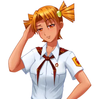 😏 795e94da 动漫, 俄罗斯制服, 苏联, 少先队服, 共产主义, 苏联 telegram sticker