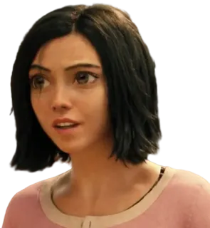 🤨 19780b4a Alita Alita: Battle Angel Alita, Battle Angel, Cyborg, Filmfigur, Manga, Anime telegram sticker
