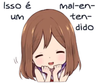 Uma garotinha Stickers 6 (by joynet) whatsapp stickers