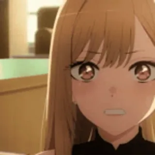 🚀 0185fe7e Marin Kitagawa My Dress-Up Darling Anime, Fille, Mignon, Marin Kitagawa, My Dress-Up Darling, Expression telegram sticker