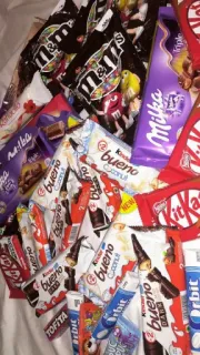 🍫 085746f1 Milka kẹo, sô cô la, đồ ngọt, thức ăn, món tráng miệng telegram sticker