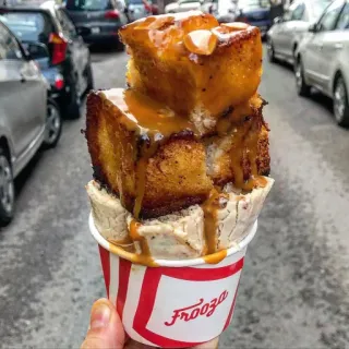 🍰 5a452d83 Frooz tráng miệng, kem, bánh mì nướng kiểu Pháp, đồ ăn, đồ ăn đường phố telegram sticker