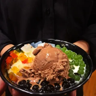 🍨 7f35b16a kem, tráng miệng, đồ ăn, boba, bát, sô cô la, ngọt telegram sticker