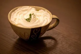 ☕️ ccffcdf3 kem tươi, cốc, đồ uống, thức ăn, món tráng miệng telegram sticker