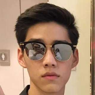 😐 2897d14b kacamata hitam, remaja, potret, refleksi, orang, pemuda, gaya, mode whatsapp sticker