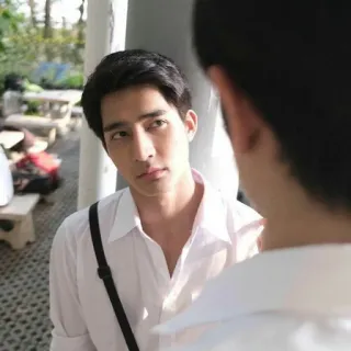 😒 e19de9df Pria, Orang, Dua orang, Potret whatsapp sticker