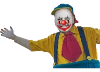 🤡 da5de269 clown, inquietante, spaventoso, malvagio, horror, creatura, mostro, circo telegram sticker
