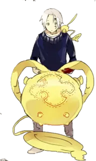 😶 845d2d0c Allen Walker D.Gray-man アニメ, 漫画, キャラクター, ファンアート whatsapp sticker