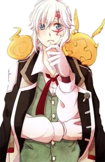 😃 f24acf99 Allen Walker D.Gray-man アニメ, マンガ, キャラクター, アレン・ウォーカー, D.Gray-man whatsapp sticker