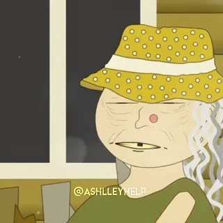 🥗 51d23f93 @ASHLLLEYHELP animation, cartoon, character, humor whatsapp sticker