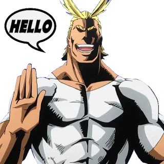 ALL MIGHT @STIKERFORALL telegram stickers