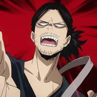 😡 6a2a4d4c Shota Aizawa My Hero Academia Anime, My Hero Academia, Shota Aizawa, Aizawa, Eraserhead telegram sticker