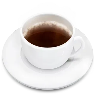 ✳️ d2d93193 tè, tazza, bevanda, bevanda calda, bianco, piattino, ristoro whatsapp sticker