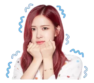😕 07cb154c Rose kpop, rosa, blackpink, cantora, música whatsapp sticker
