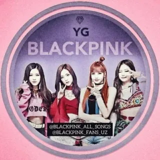 🌟 2afadc62 YG BLACKPINK @BLACKPINK_ALL_SONGS @BLACKPINK_FANS_UZ blackpink, kpop, música, grupo feminino, entretenimento, yg entertainment whatsapp sticker