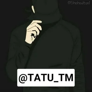 🌟 6aa46f06 @TATU_TM tatuagem, marca registrada, silhueta, escuro, pessoa whatsapp sticker