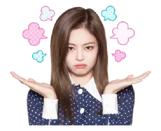 🤷‍♀️ 821cb92b mulher, menina, expressão, fofa, retrato, confusa, pergunta whatsapp sticker