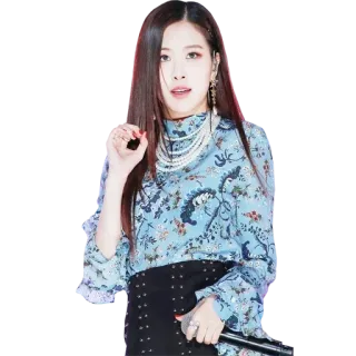 👌 b2a6d93c Rosé cantora, idol, kpop, mulher, rosa, blackpink whatsapp sticker