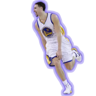 🔢 78767159 Klay Thompson Klay Thompson, bola basket, NBA, Golden State Warriors, atlet telegram sticker