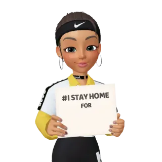 ☝️ 4f376fbc #I STAY HOME FOR оставайтесь дома, карантин, социальная дистанция, безопасность, профилактика telegram sticker