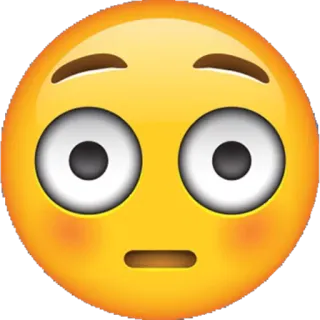 😳 13dfa0f4 Emoji, Wajah, Khawatir, Ekspresi, Kuning, Emosi, Terkejut telegram sticker