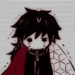 😰 023cae3d Giyu Tomioka Demon Slayer 动漫, Q版, 富冈义勇, 鬼灭之刃, 漫画, 贴纸 telegram sticker