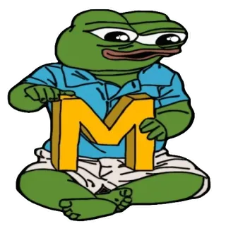🐸 ef8ef365 Pepe the Frog ペペ, カエル, ミーム, ネット, M telegram sticker