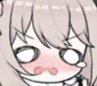 😱 6d2b0789 Anime, Sticker, Dessin animé, Mignon, Chibi, Rougir telegram sticker