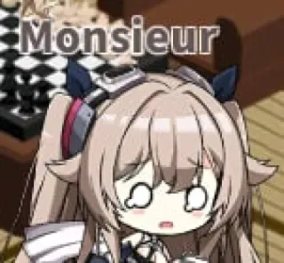 😢 d51dc6cc Monsieur Chibi, Anime, Sticker, Monsieur telegram sticker