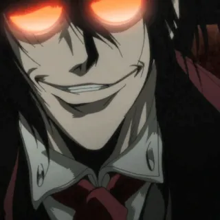 🩸 37ee0298 Alucard Hellsing anime, vampire, hellsing, alucard, manga telegram sticker