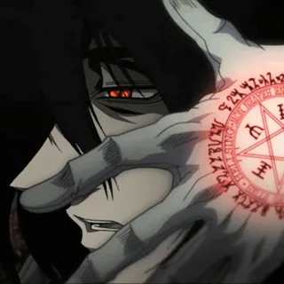 🩸 3d2b716c Alucard Hellsing anime, vampire, hellsing, gothic, horror, occult telegram sticker