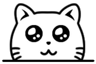🐱 984ce238 Katze, Tier, Kätzchen, süß, kawaii, Aufkleber telegram sticker