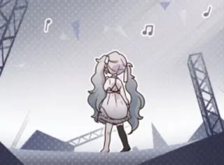 🎶 7db6c57e Hatsune Miku 初音ミク, ボーカロイド, アニメ, 音楽, ステージ, コンサート, アイドル telegram sticker