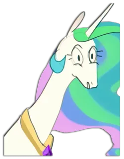 😰 5614352e Princess Celestia My Little Pony hoạt hình, công chúa celestia, my little pony, ngựa, ngựa con, nhãn dán telegram sticker