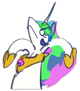 😤 ef929ffa kỳ lân, hoạt hình, nhãn dán, fantasy, sinh vật huyền thoại, động vật telegram sticker