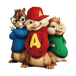 👨 355030f0 Alvin and the Chipmunks dibujos animados, ardillas, animado, música, personajes, Alvin whatsapp sticker