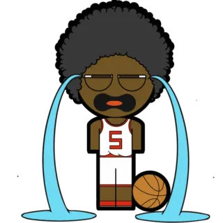 😭 42df4d1d basquete, triste, chorando, esporte, desenho animado whatsapp sticker