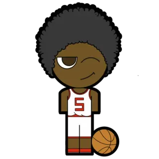 😉 51a545b7 Basquetebol, Esporte, Desenho animado, Jogador whatsapp sticker