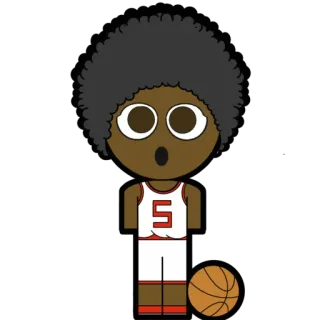 😮 d55c2295 basquete, desenho animado, jogador, esportes, personagem whatsapp sticker