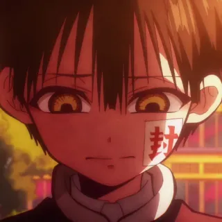 ☁️ 251d63e3 Hanako-kun Toilet-bound Hanako-kun 封 动漫, 花子君, 地缚少年花子君, 幽灵, 学校, 超自然 telegram sticker