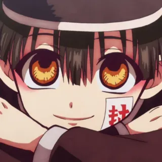 ☁️ 44e2a74d Hanako-kun Toilet-bound Hanako-kun 动漫, 漫画, 花子君, 地缚少年花子君, 角色, 同人 telegram sticker